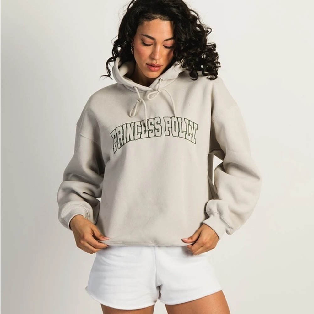 Princess Polly Beige Hoodie for Women